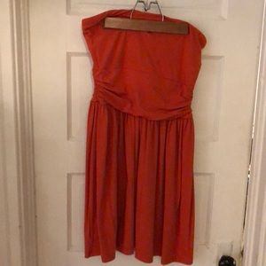 Sleeveless Susan Monaco Orange Dress-size M